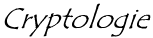 Cryptologie